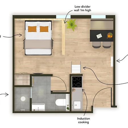Ruyge Weyde Logies, Eco Farm Apartment Oudewater Екстериор снимка
