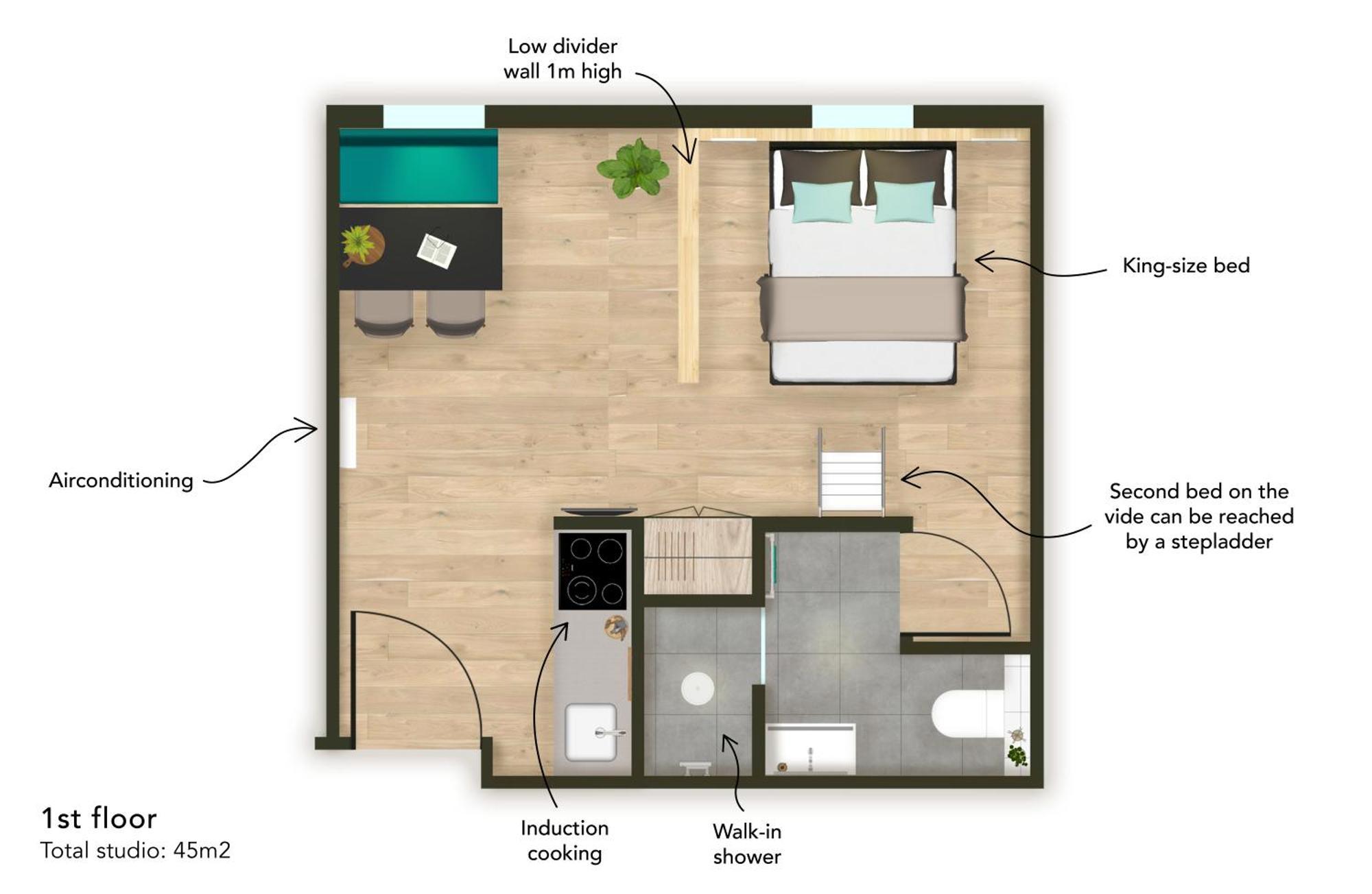 Ruyge Weyde Logies, Eco Farm Apartment Oudewater Екстериор снимка